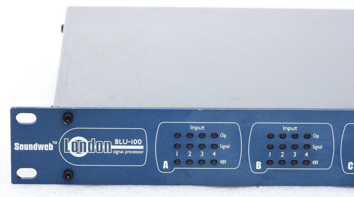 BSS AUDIO SOUNDWEB LONDON BSS BLU 100 NETWORK SIGNAL PROCESSOR