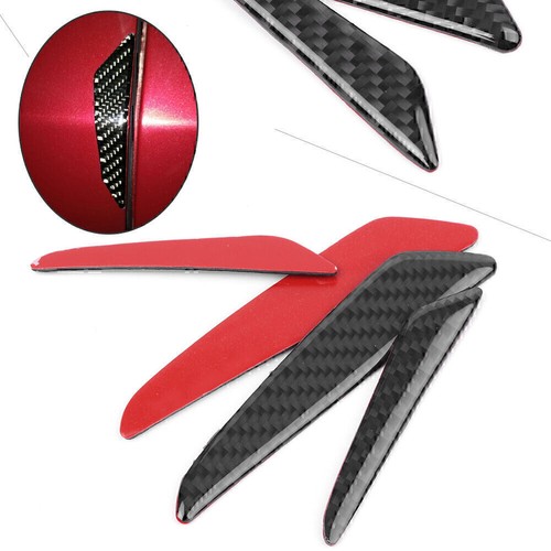 4x Car Carbon Fiber Style Door Protector Strip Anti-collision Fit Mercedes Benz - Picture 2 of 8