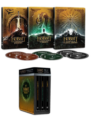 The Hobbit 4K STEELBOOK The Trilogy (6 4K Ultra HD + Blu-ray)