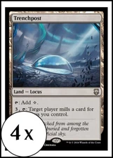 MTG - 4 x Trenchpost - Modern Horizons 3 Commander - Playset 4x x4