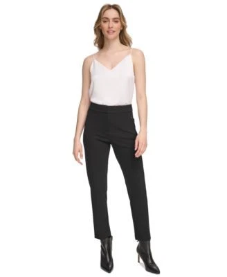 Calvin Klein Womens Zip-Pocket Ankle Pants 196745084938 6 RT $89.5