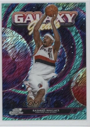 2025 Topps Cosmic Chrome Rasheed Wallace Aqua Equinox Refractor (RAW)