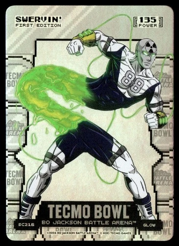 2026 Bo Jackson Battle Arena Tecmo Bowl Silver Coin Flip Swervin #SC216