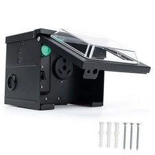 30 Amp RV Power Outlet Box with Breaker, Weatherproof NEMA 30 Amp with Breaker
