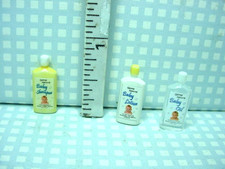 Miniature Baby Products 3 diff G088-90 Solid Acrylic Cindi's Minis 1" 1:12