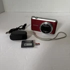 Samsung WB350F 16MP Wi-Fi Smart Camera Bundle  - Red *TESTED & WORKING*