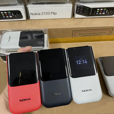 Unlocked Nokia 2720 Flip 2G LTE 512MB RAM 2MP Dual SIM GSM New seal Cellphone