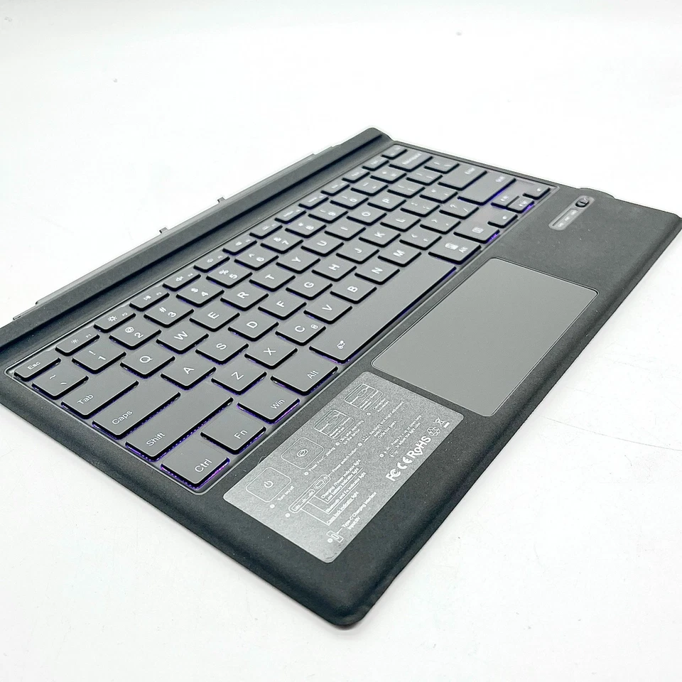 Touchpad Keyboard For Microsoft Surface Pro 7+/7/6/5/4/3 - Black - Image 3 of 4