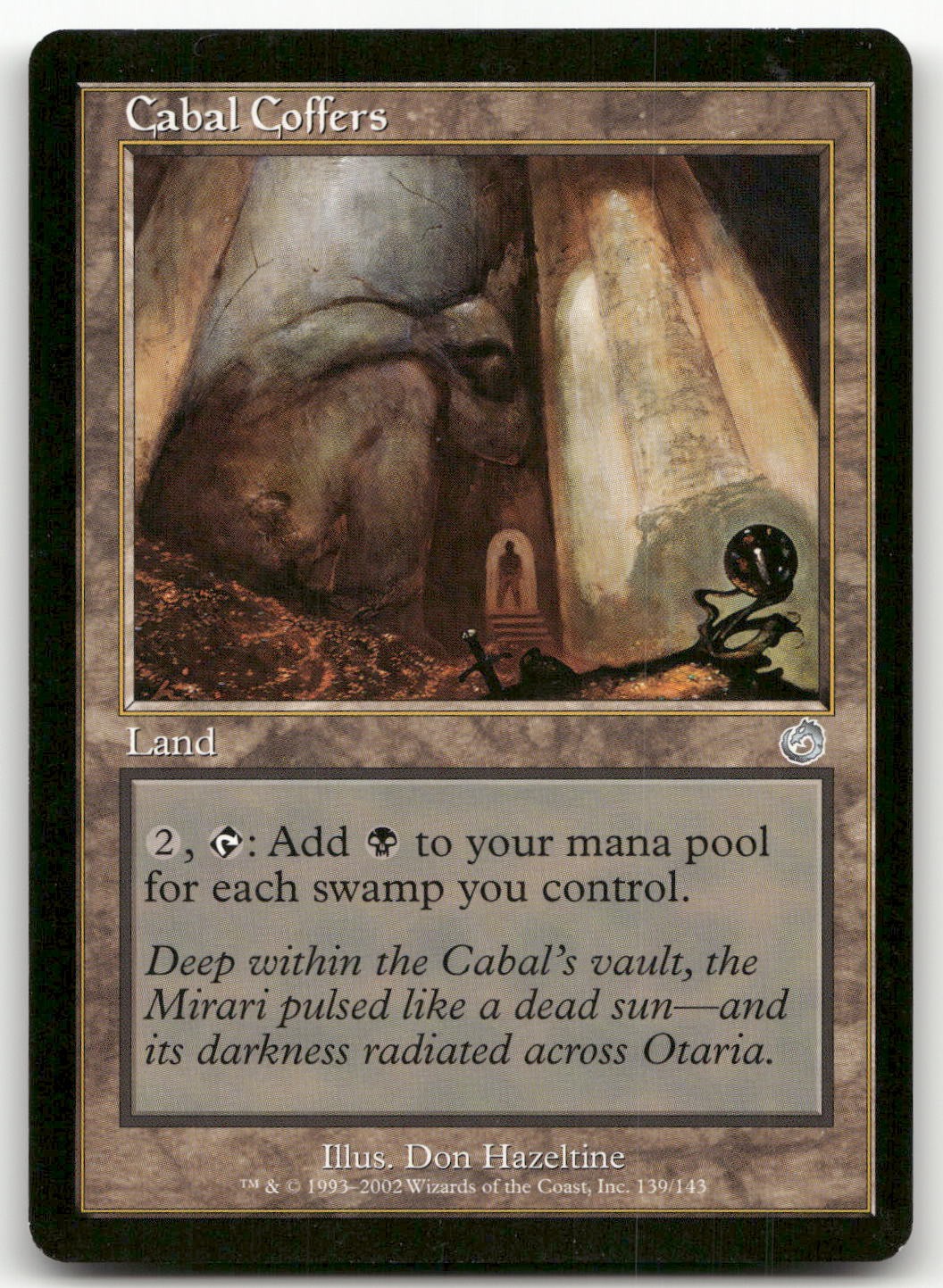 Cabal Coffers #139 (MP) Torment TOR Magic MTG