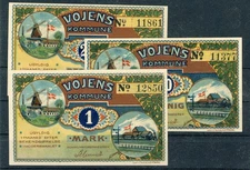 Woyens 3 notes emergency money/DNA ..........................................2/30118