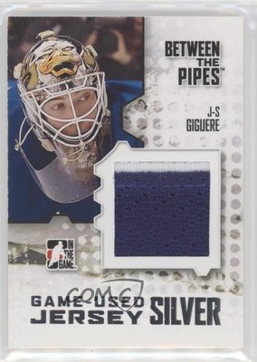 2009 ITG Between the Pipes Jersey Silver Jean-Sebastien Giguere J-S #M-13 01qm