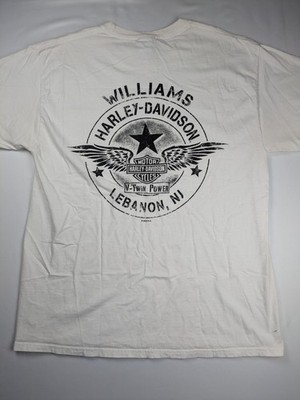 Size M/L (19x30)- 2020 Williams Harley-Davidson T-Shirt Lebanon NJ V-Twin Power