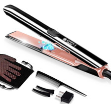 Plancha cabello profesional 500 F cer mica 2 en 1 alisador rizador viaje