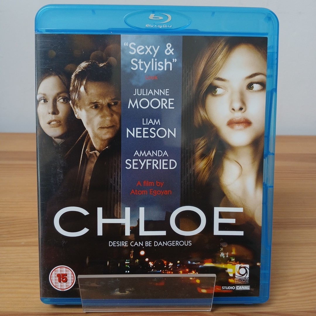 Chloe BluRay VGC UK Release Julianne Moore Liam Neeson Amanda Seyfried Region B