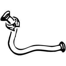 WALKER Abgasrohr Auspuff für Renault Rapid Kasten F40_ G40_ 1.9 D Clio I B/C57_