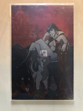 VAMPIRELLA #25 FLEECS & FORSTNER PREMIUM VIRGIN METAL VARIANT W/ COA - FOC Bonus
