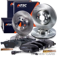 Atec Bremsscheiben + BremsbelÄGe Vorne + Hinten FÜR Audi A3 Q2 Seat Ateca Leon
