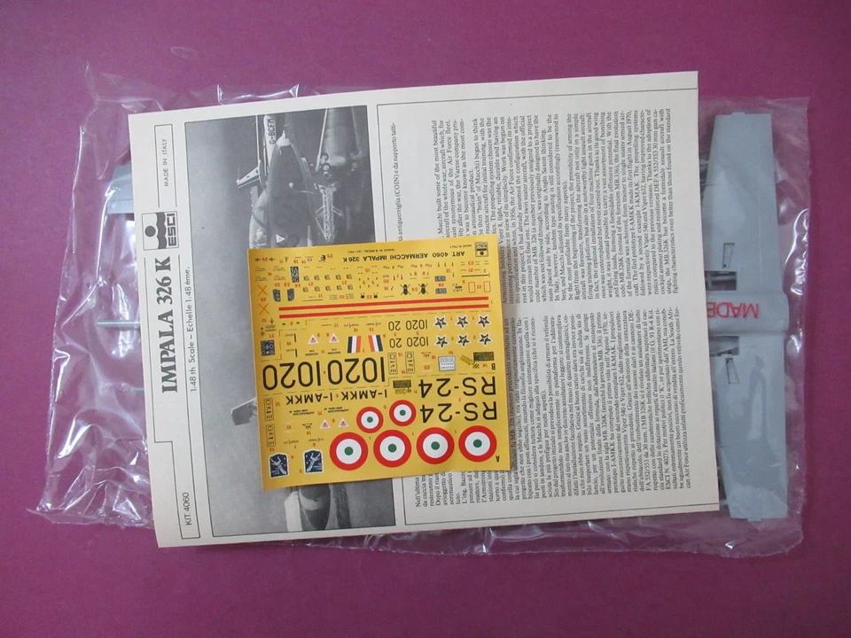 ESCI AERMACCHI MB-326K "IMPALA" SCALA 1/48 SENZA SCATOLA - Immagine 2 di 4