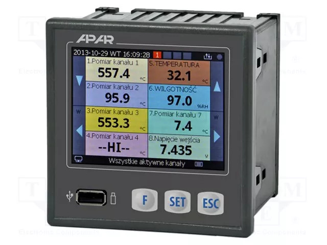 APAR AR207/8/S2/P/P/P/P/IP30 Logger