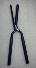1X Vintage Stove Top Hair Curling Iron With Wooden Handle 1/2