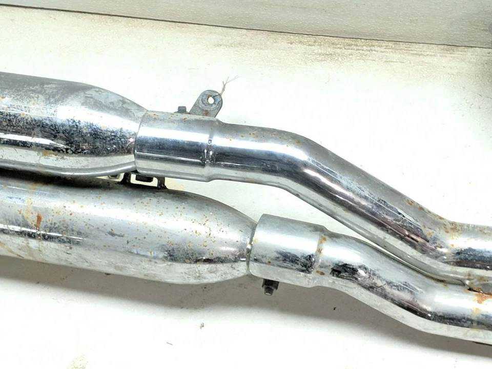 03-17 Victory Vegas Full Exhaust Pipe Muffler Head Headers - Image 4 of 4