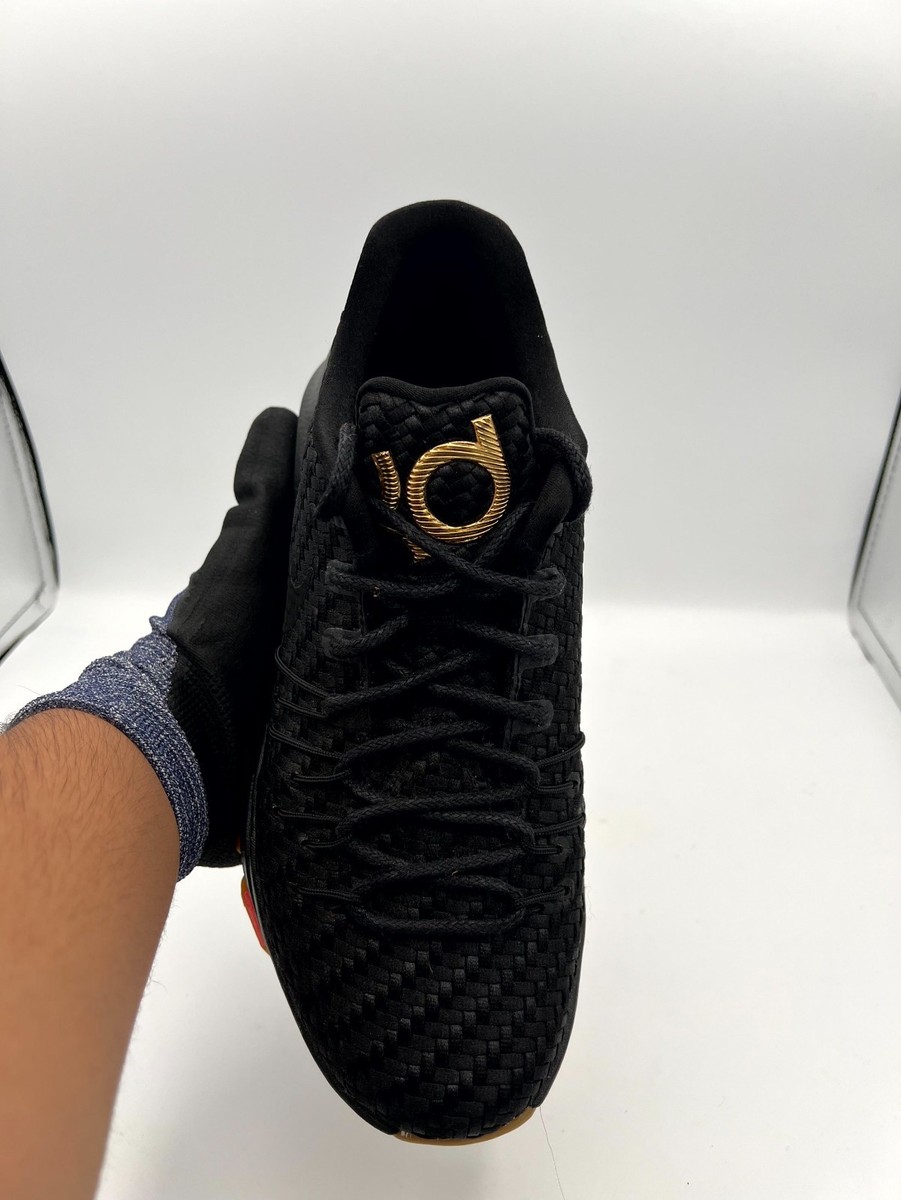 Nike KD 8 EXT‎ 806393-001 Mens 8 Basketball Shoes Black Gold Athletic Sneakers Nike KD 8 EXT 806393-001 Mens 8 Basketball Shoes Black Gold  main image 3