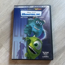 Disney Pixar Monsters, Inc. Collector s Edition 2-Disc DVD G Animation Crystal