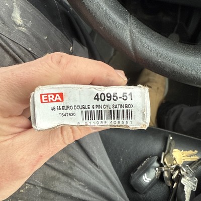 Epoche 45/55 Europrofil Doppel 6-poliger Zylinder - satiniert