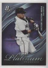 2019 Bowman Platinum Wal-Mart Presence Purple Foil /250 Victor Victor Mesa 0f6