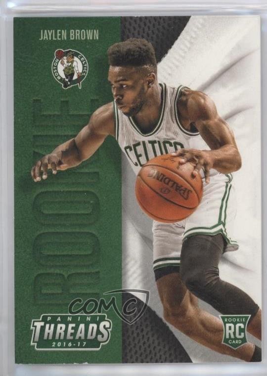 2016-17 Panini Threads Leather Rookies Jaylen Brown #205 0gp4