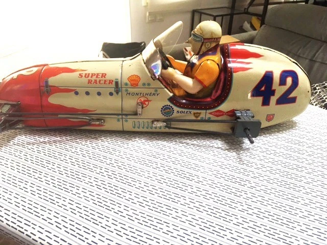 JOUET ANCIEN SUPER RACER GEM  FJ  VOITURE COURSE  JOUET DE MARSEILLE - Photo 2/4