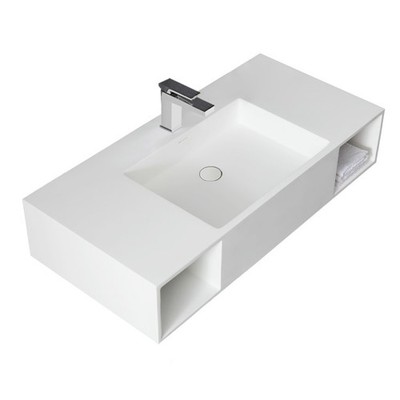 STONEART Waschbecken LQ710  ,100x48cm