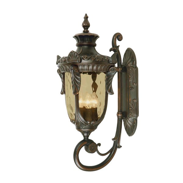 Bernsteinfarbe Antikes Braun Klassisch Wandleuchte Leuchter AußEnlampe IP44-image
