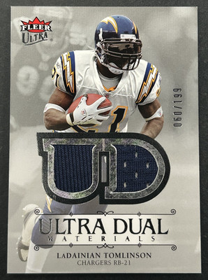 2007 Fleer Ultra - LaDainian Tomlinson #UDM-LT2 San Diego Chargers - Patch /199