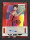2024-25 Panini Deca Prizm Reed Sheppard Rookie RC Red Prizm Auto 19/99