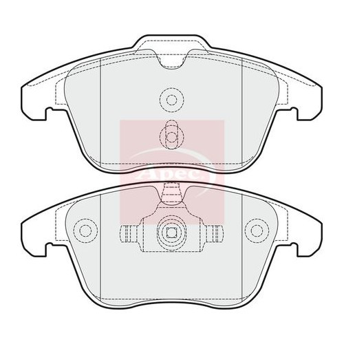 For LAND ROVER FREELANDER 2 2006 to 2014 BRAKE PADS (FRONT) (R90) PAD1503