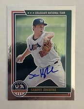 Samuel Highfill Signed 2022 Panini USA Baseball Stars & Stripes Retail IP AUTO
