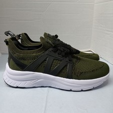 Avia Men's Quickflash Running Shoes Sneakers Size 9.5 Black Olive Green NWT