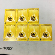 7x Lightning Energy Card Pokemon VS Japanese Series Lot