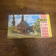 Vintage Faller B289 HO Scale barn Shed New Op...