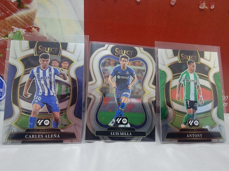 2023-24 Panini Select La Liga Antony ,Luis Milla ,Carles Alen̈a