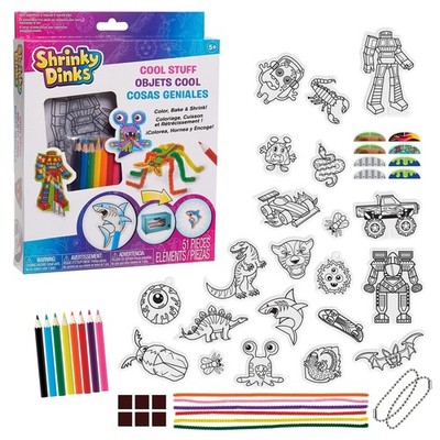 Shrinky Dinks Cool Stuff Activity Set, Kids Art and Craft Activity Set, Kids ...
