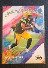 2025 Panini Rookies & Stars - Artistry in Motion Josh Jacobs #7 Packers