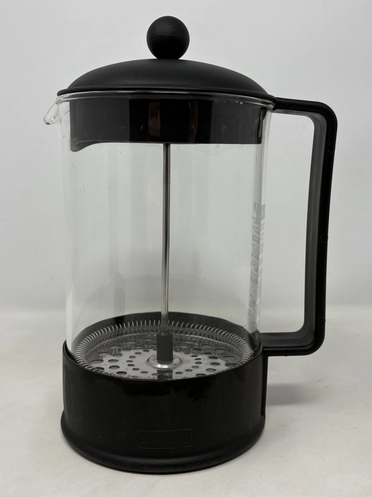 Bodum French Press Coffee Maker Large Classic Cafetière Black (G4) Accessories