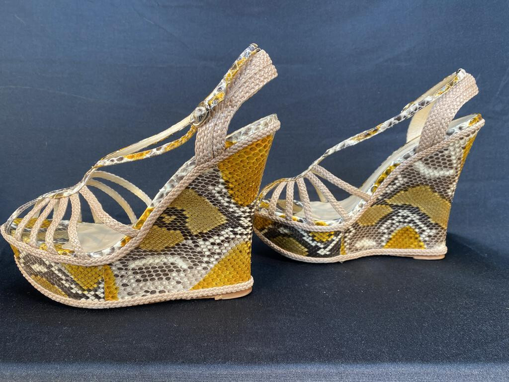 "Alexandre Birman" Pumps, Genuine Python Snake, H… - image 13