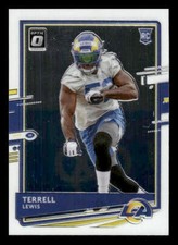 2020 Donruss Optic #141 Terrell Lewis Rookie Los Angeles Rams