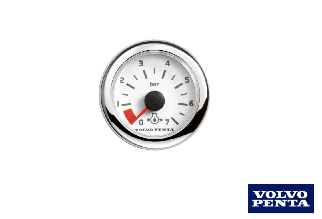 Jauge de Pression d'Huile Volvo Penta 874932 Évite la Surchauffe Moteur 52 mm