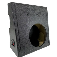 Super Duty Dual 1x10" Subwoofer Box Enclosure For 98-16 Ford F250/350/450
