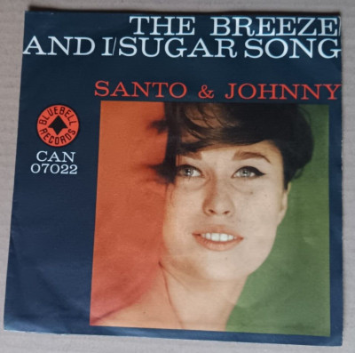 COPERTINA (7'') SANTO & JOHNNY - The Breeze and I / Sugar Song 1965