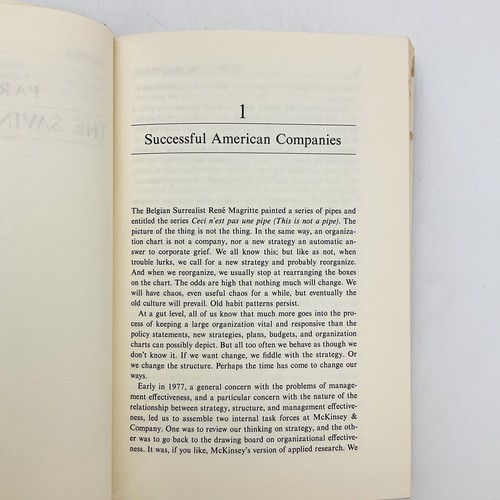 In Search of Excellence Thomas Peters Robert Waterman Hardcover Book 1982 - Imagen 16 de 23